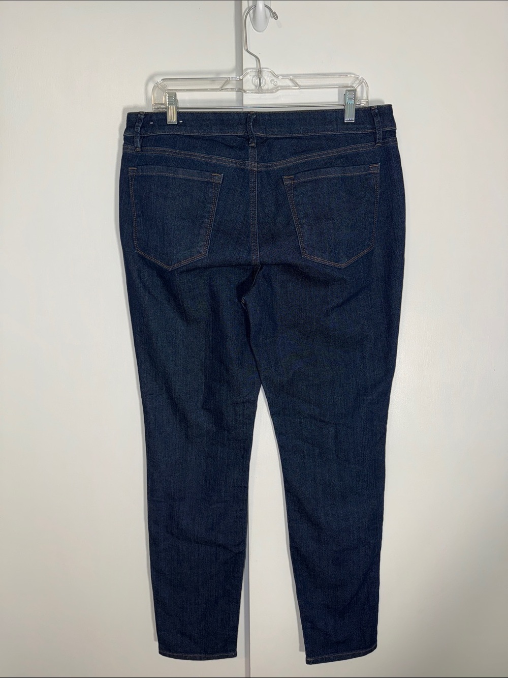 LOFT Curvy Skinny Jeans Stretch Denim Dark Wash Women’s 12 - Picture 4 of 8